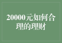 20000元，我如何用一个月变成20001元的理财大师