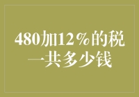 探讨480元加12%税后的实际支付金额