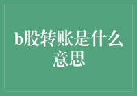 转账有风险，B股需谨慎——B股转账深度解读