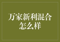 万家新利混合型基金：稳健与收益的双重注解