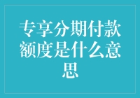 专享分期付款额度：探索金融科技的新篇章