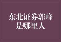 东北证券郭峰是哪位峰外高手？——探秘他的家乡