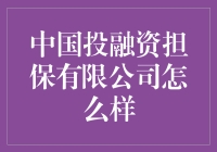 中国投融资担保有限公司：把我为财神打工的决心发挥到极致！