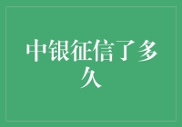 中银征信了多久：一次关于迟到的探索