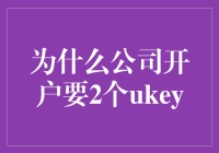 企业账户安全双保险：为何开户必须配备两个Ukey？