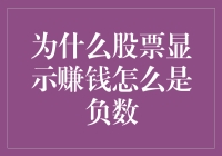 股票显示赚钱怎么可能是负数？揭秘背后的金融秘密！