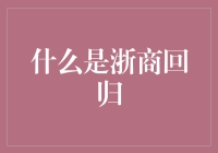 什么是浙商回归？——当我遇见家乡的包子哥