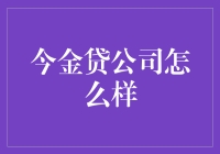 今金贷公司怎么样？——从一个贷款小白到金融老手的奇妙之旅