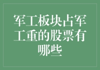 军工板块的那些小秘密——如何找到军工大佬们的股票？