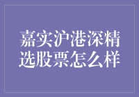 嘉实沪港深精选股票：一场在投资丛林中的冒险之旅