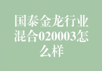 国泰金龙行业混合020003：稳中求胜的投资佳品