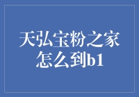 天弘宝粉之家迷路记：从A点到B1的奇幻之旅