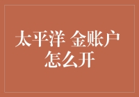 揭秘！太平洋金账户的秘密武器