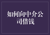 如何向中介公司借钱：一个创意十足的指南