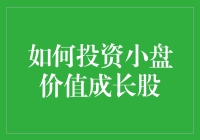 如何投资小盘价值成长股：策略与实践