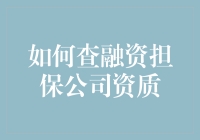 查融资担保公司资质：比拼侦探技能，收获安心投资！