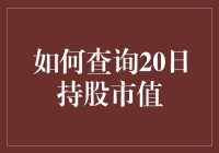 掌控投资脉搏：如何查询20日持股市值