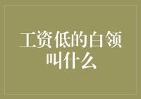 工资低的白领叫什么？——白领咸鱼翻身记