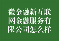 微金融新互联网金融服务有限公司：重塑金融行业的新势力