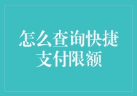 如何查询并调整快捷支付限额：一份全面指南