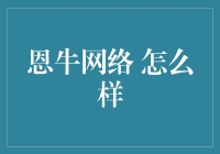 恩牛网络：从零到英雄需要几步？