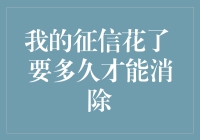 我的征信花了，要多久才能消除？——一场我与银行信用的尴尬大逃杀