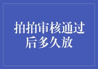 如果拍拍审核通过后放款的速度比蜗牛还慢，那么它到底有多慢？