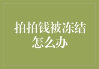 拍拍钱冻结了？别慌，这里有解决方法！