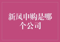 新凤申购公司概述：一家专注于绿色金融的创新型平台