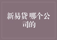 新易贷：探寻国内知名贷款公司的金融创新之路