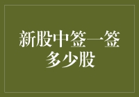 新股中签一签多少股？别告诉我你还真以为签了就能中！