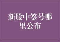 新股中签号公布渠道：了解你的权益