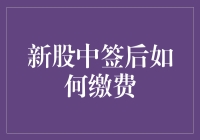 新股中签后怎么交费？难道还要我教你吗？