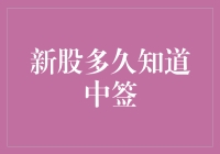 新股中签时间解析：从申购到揭晓的流程全解读