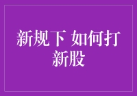 新规下如何打新股：策略与技巧