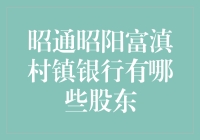 昭通昭阳富滇村镇银行的股东是谁？这个问题难道不该知道吗？