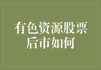 有色资源股票后市如何？不如我们来算一卦吧！