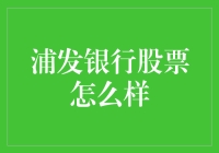 浦发银行股票：稳健中的成长性投资机遇