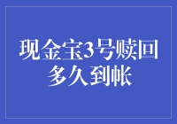 现金宝3号赎回流程解析——到账时间探讨