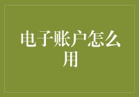 电子账户的使用攻略，从初学者到高手的进阶之路