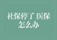 社保停了，医保怎么办？多元化医保解决方案探讨