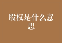 股权是什么意思：探究企业所有权的奥秘