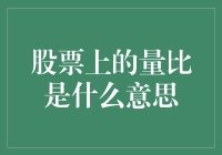 股票上的量比是怎么回事？原来股票也有瘦身和膨胀之分