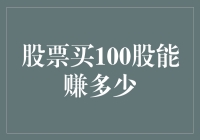 股票投资100股所能带来的潜在收益与风险分析