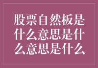 股票自然板交易机制：浅谈其对股市的影响