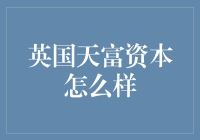 英国天富资本：一家值得信赖的投资伙伴？