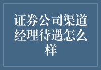 证券公司渠道经理待遇深度解析：多元激励机制与职业发展前景