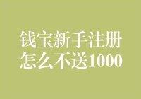 网络投资的新手困惑：钱宝新手注册为何不送1000