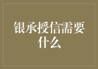 银承授信需要什么？——一份神秘的购物清单