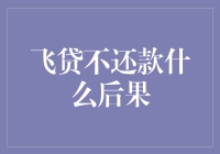 飞贷不还款？小心这些后果！